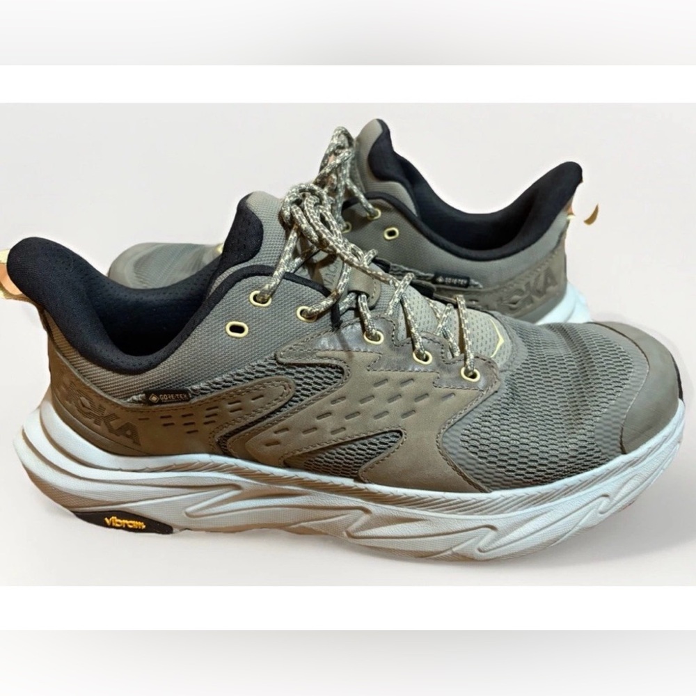 HOKA Anacapa 2 Low GTX Olive Haze Hiking Shoes Men’s 10D Gore-Tex Gorpcore